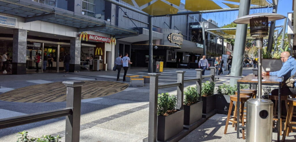 Restaurants Brunswick Street Mall